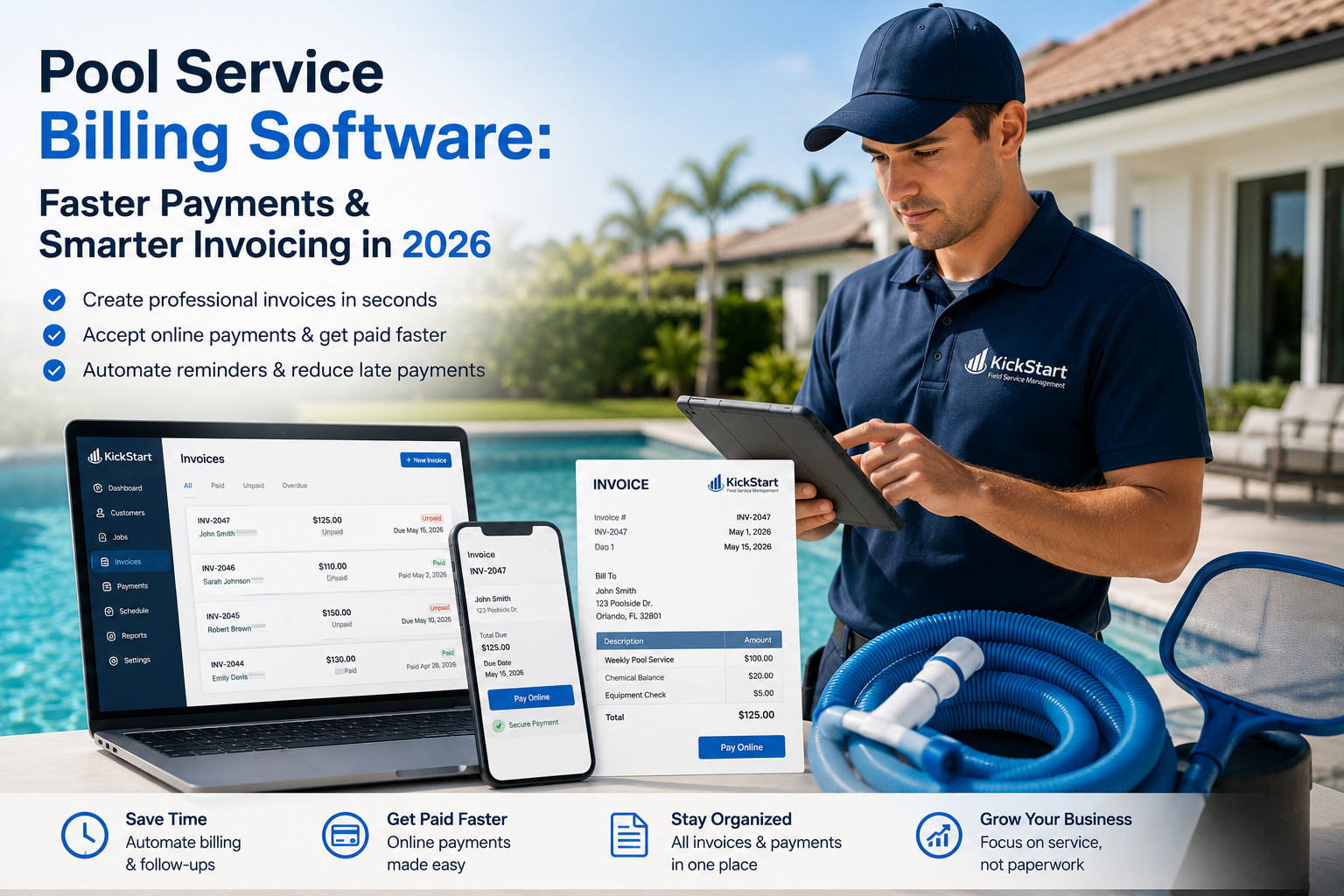 Pool Service Billing Software