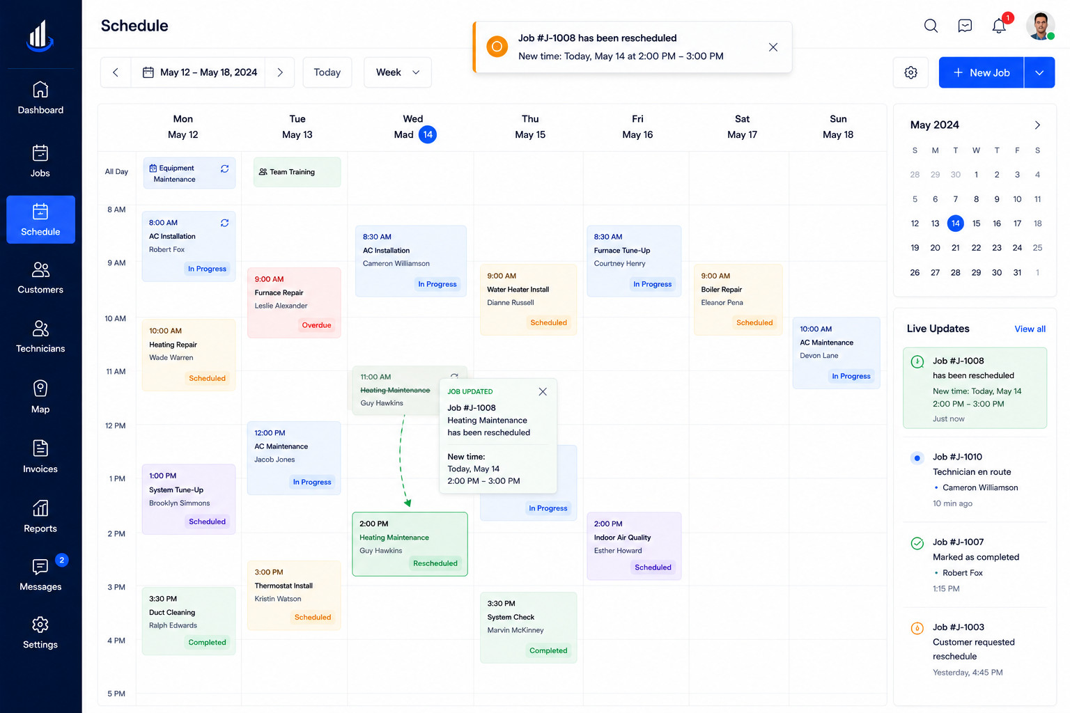 Field Service Scheduling Software