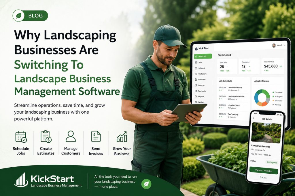 landscape business management software