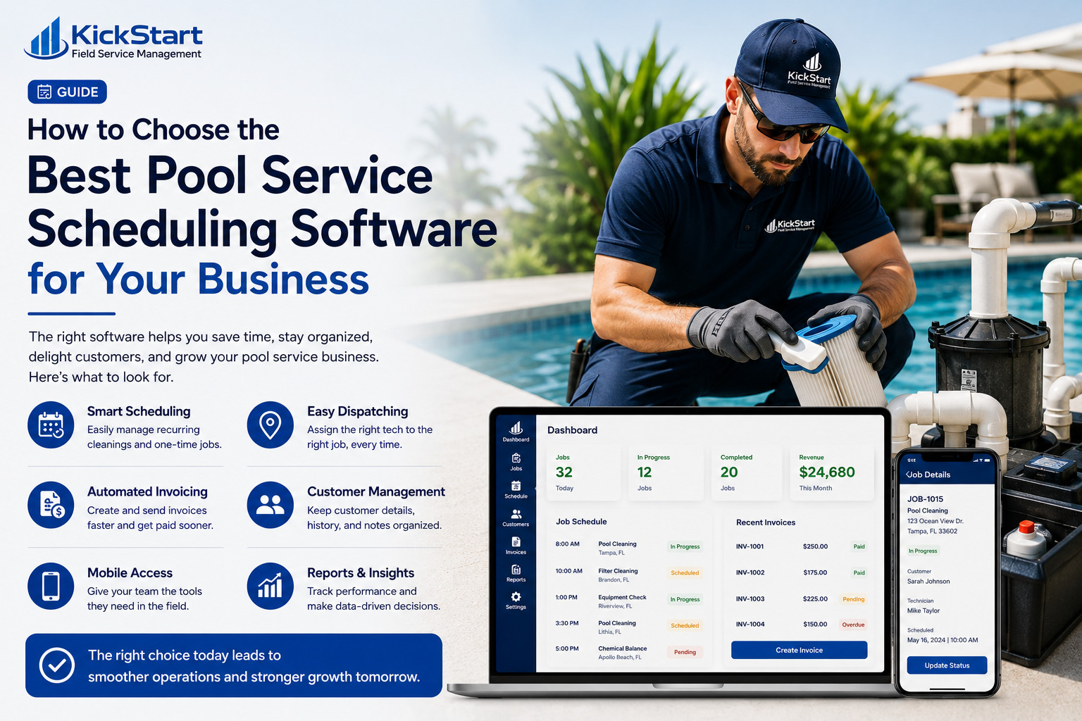 Best Pool Service Scheduling Software for Your Business