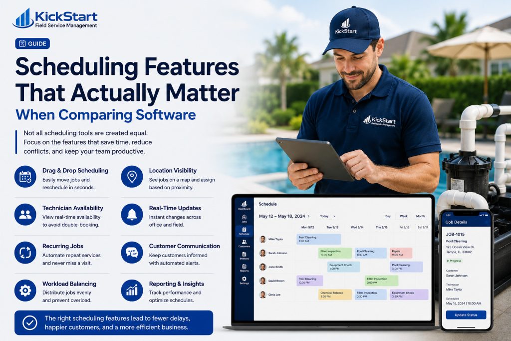 pool service scheduling software