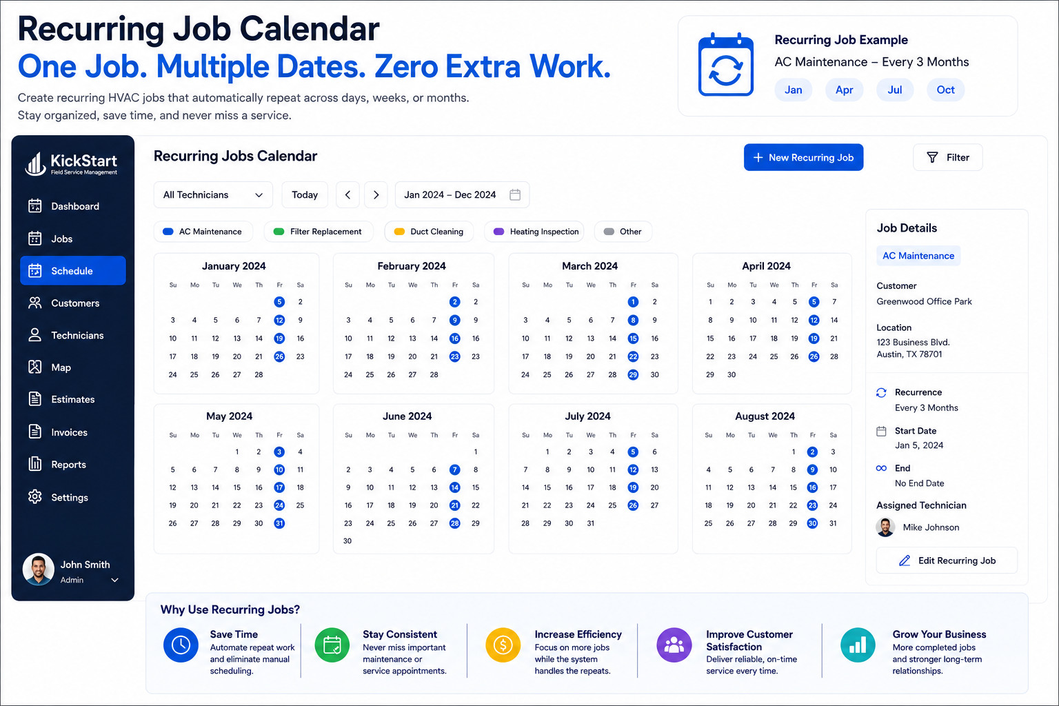 HVAC Scheduling Software
