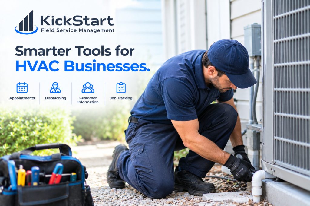 hvac field service dispatch software